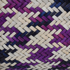 Purple & Natural Kete By Jess Paraone