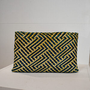 Teal & Natural Kete By Jess Paraone