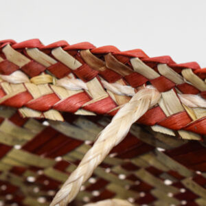 Red & Natural Kete By Jess Paraone