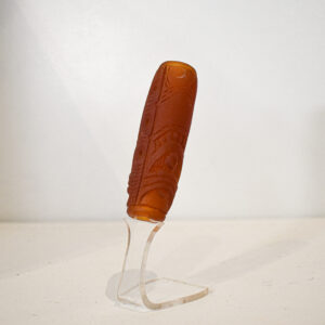 Orange Glass koauau By Mike Cameron