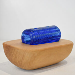 Blue Glass Koauau By Mike Cameron