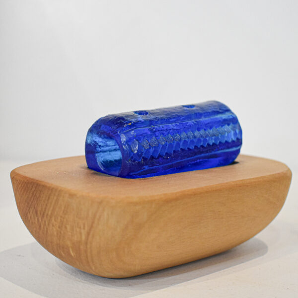Blue Glass Koauau By Mike Cameron