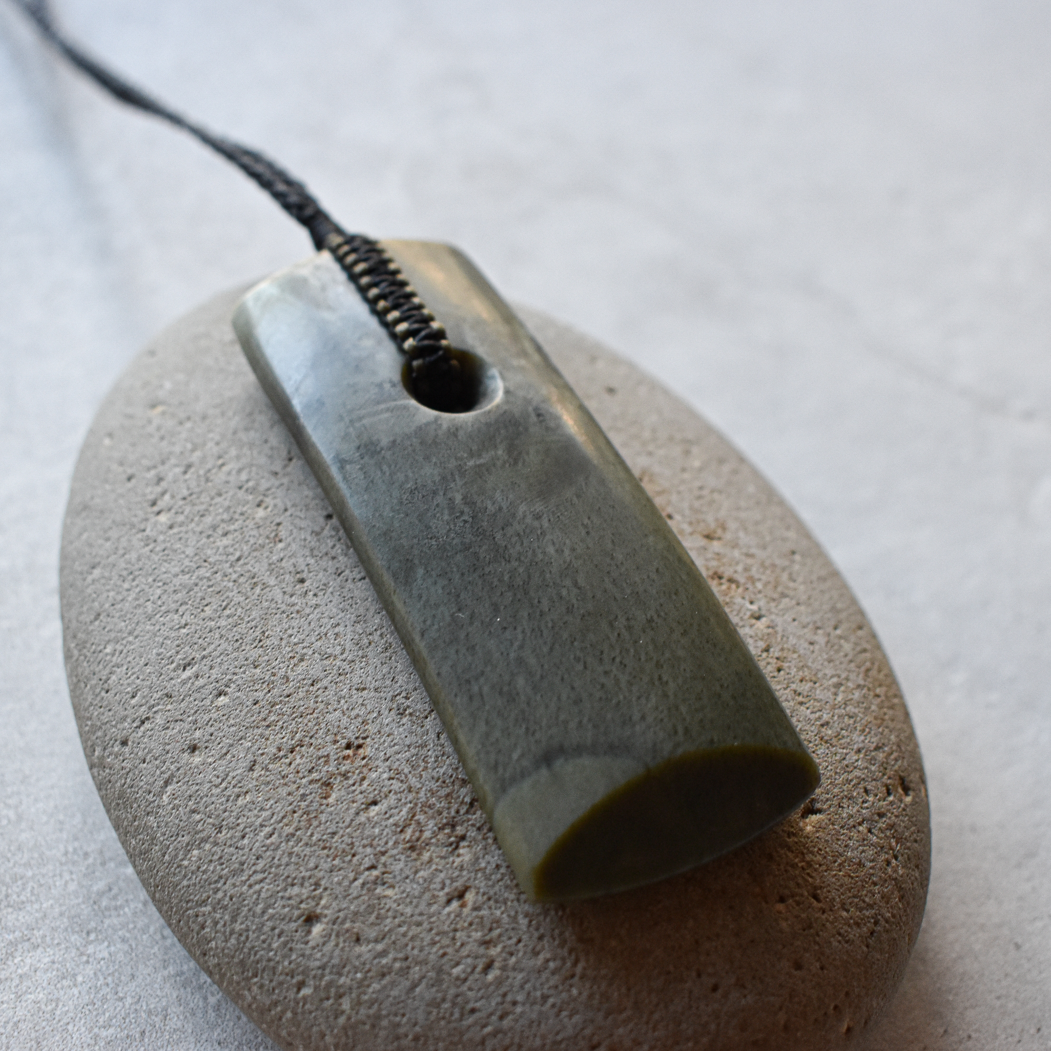 NZ Greenstone/Pounamu Hei Toki/ Adze Pendant