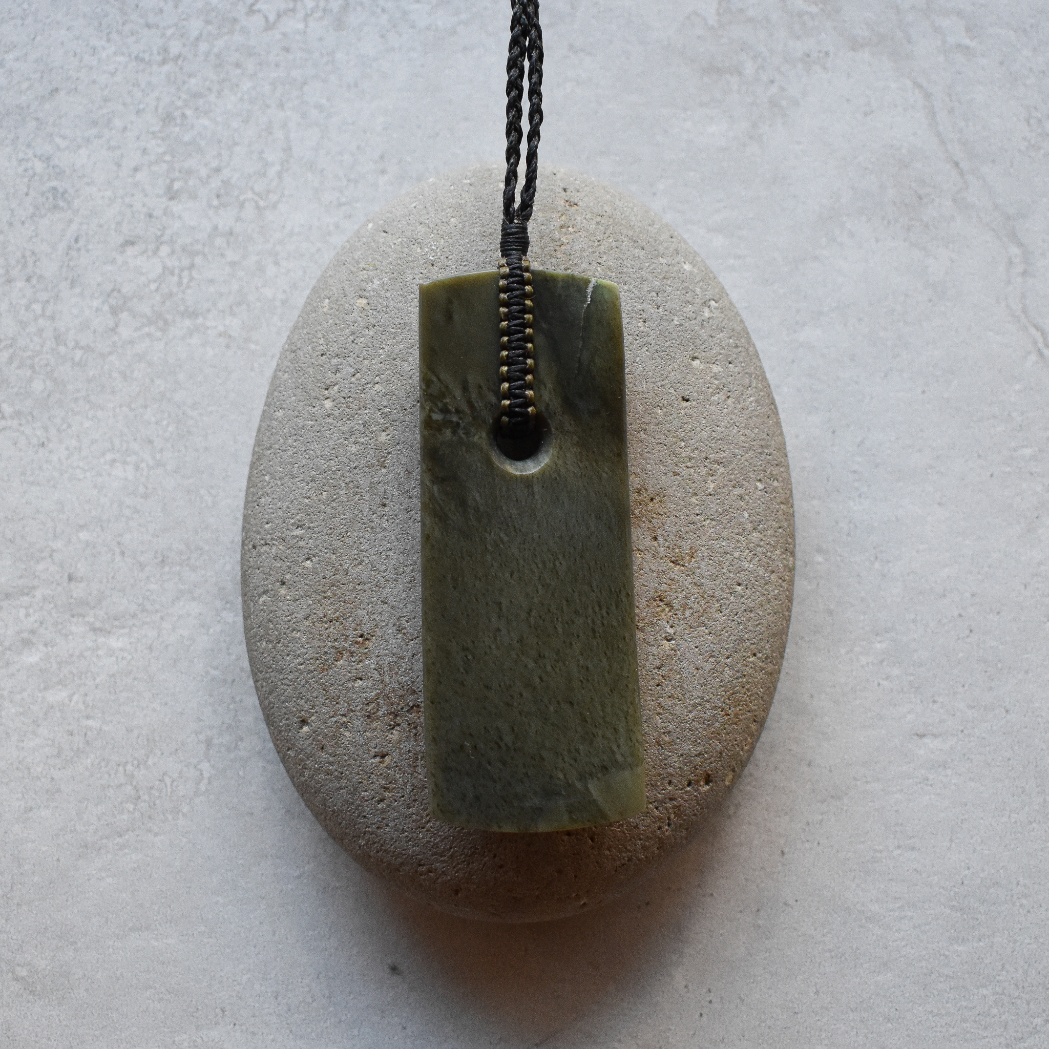 NZ Greenstone/Pounamu Hei Toki/ Adze Pendant