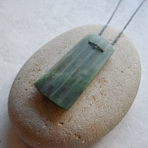 NZ Greenstone/Pounamu Hei Toki/Adze Pendant