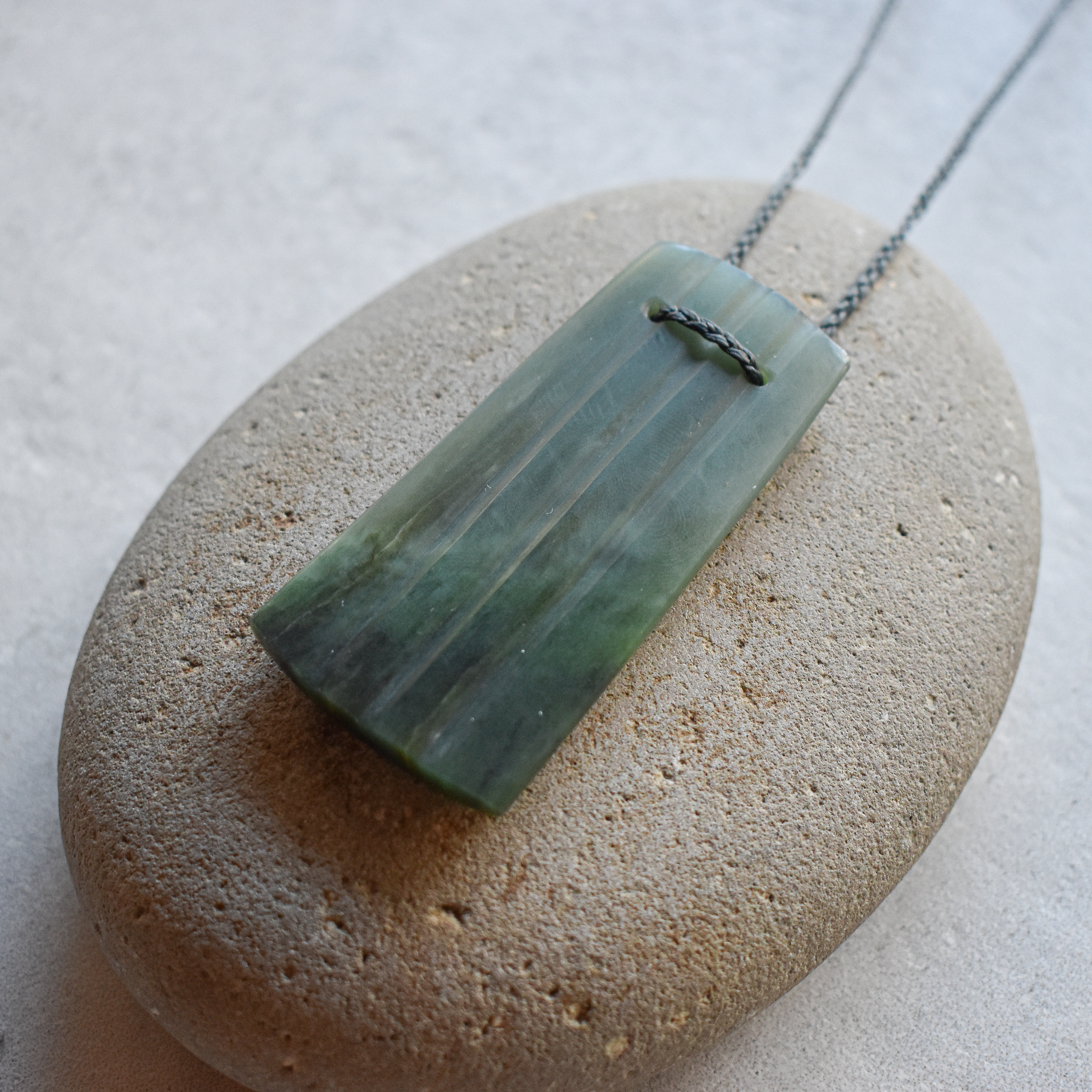 NZ Greenstone/Pounamu Hei Toki/Adze Pendant