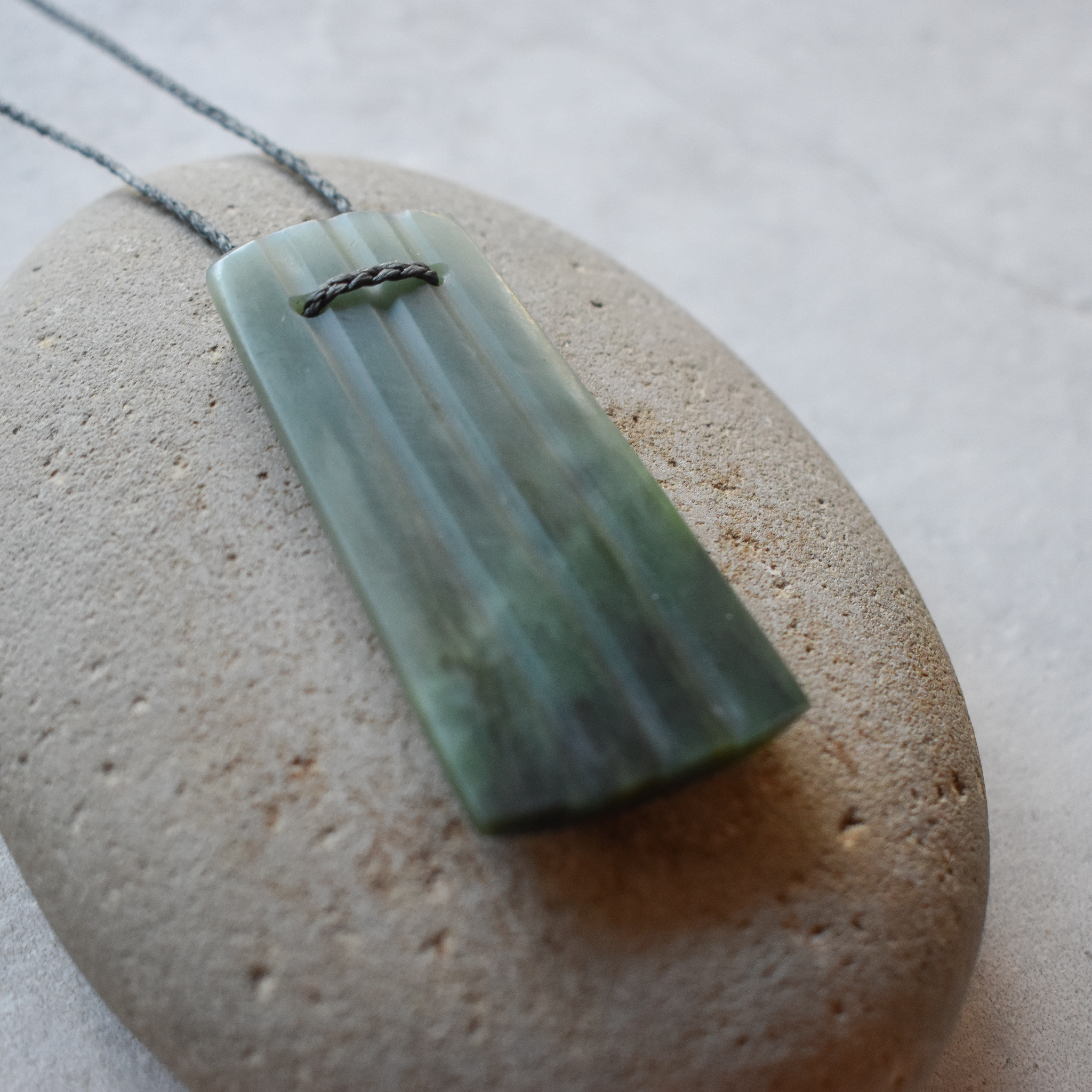 NZ Greenstone/Pounamu Hei Toki/Adze Pendant