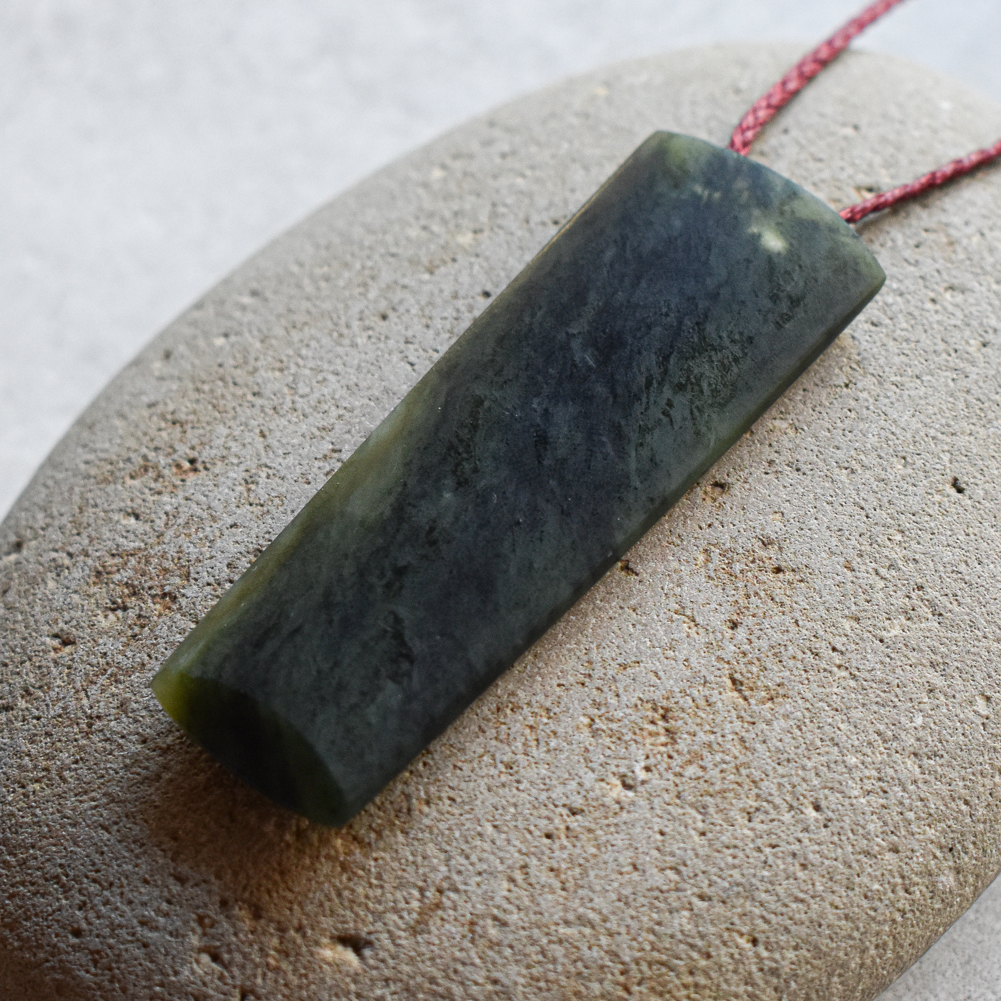 NZ Greenstone/Pounamu Hei Toki/Adze Pendant
