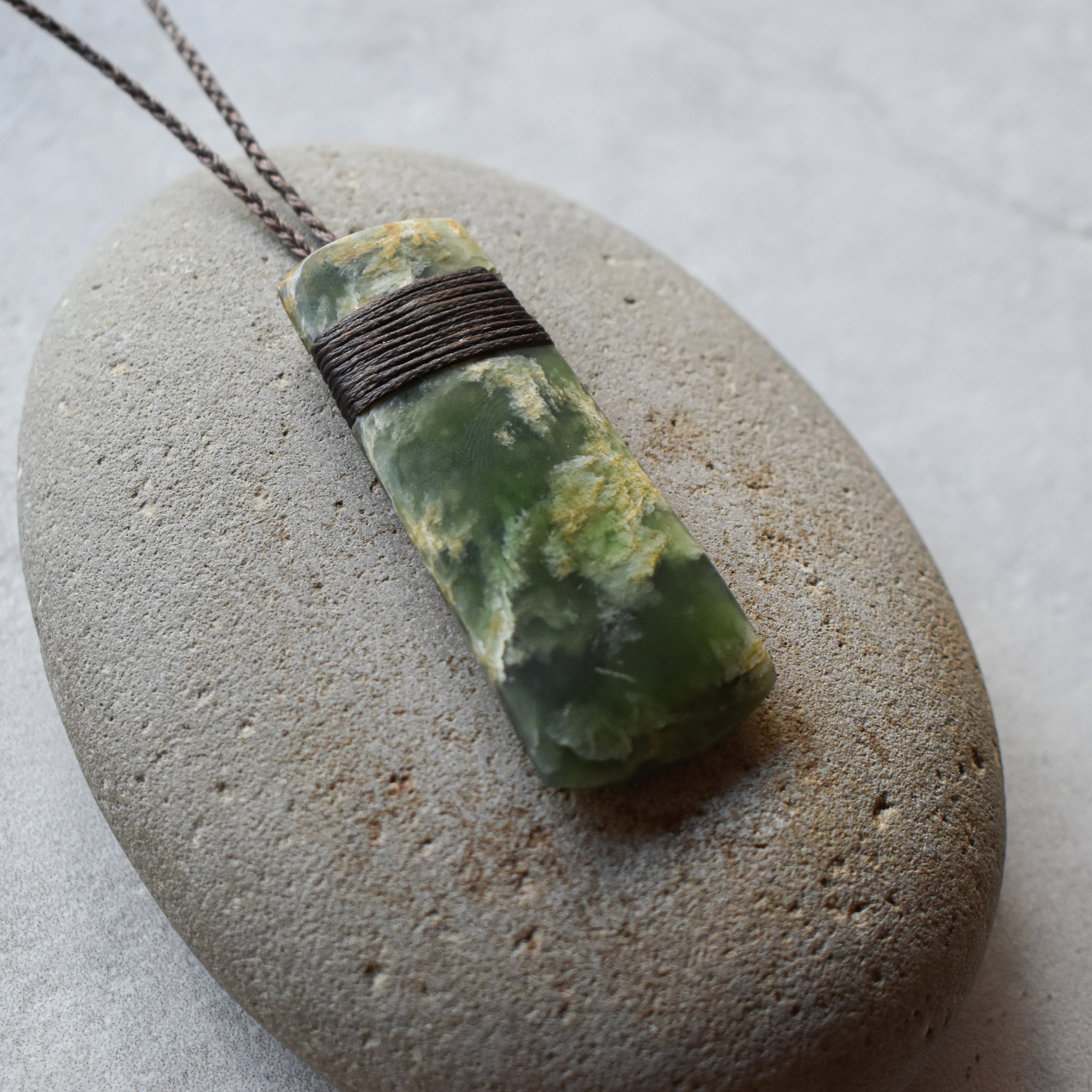 NZ Greenstone/Pounamu Hei Toki/Adze Pendant