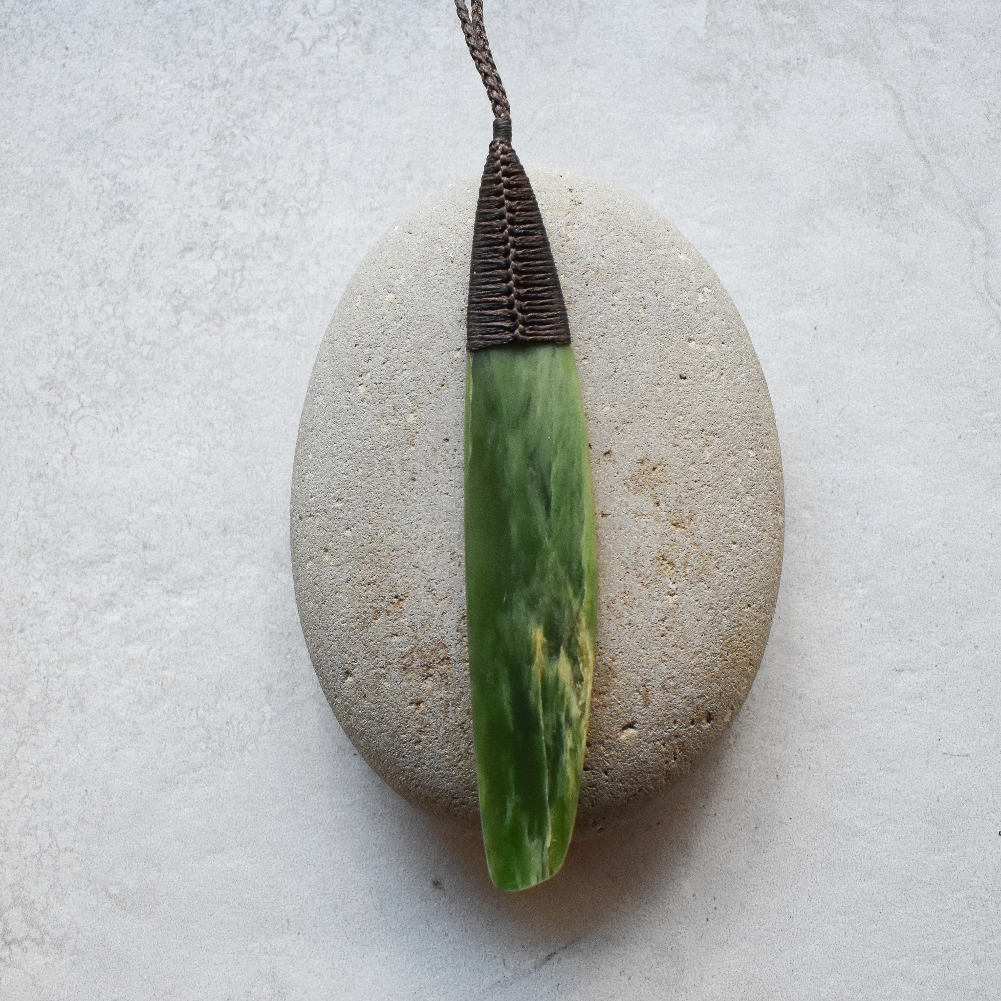 NZ Greenstone/Pounamu Roimata/Drop Pendant