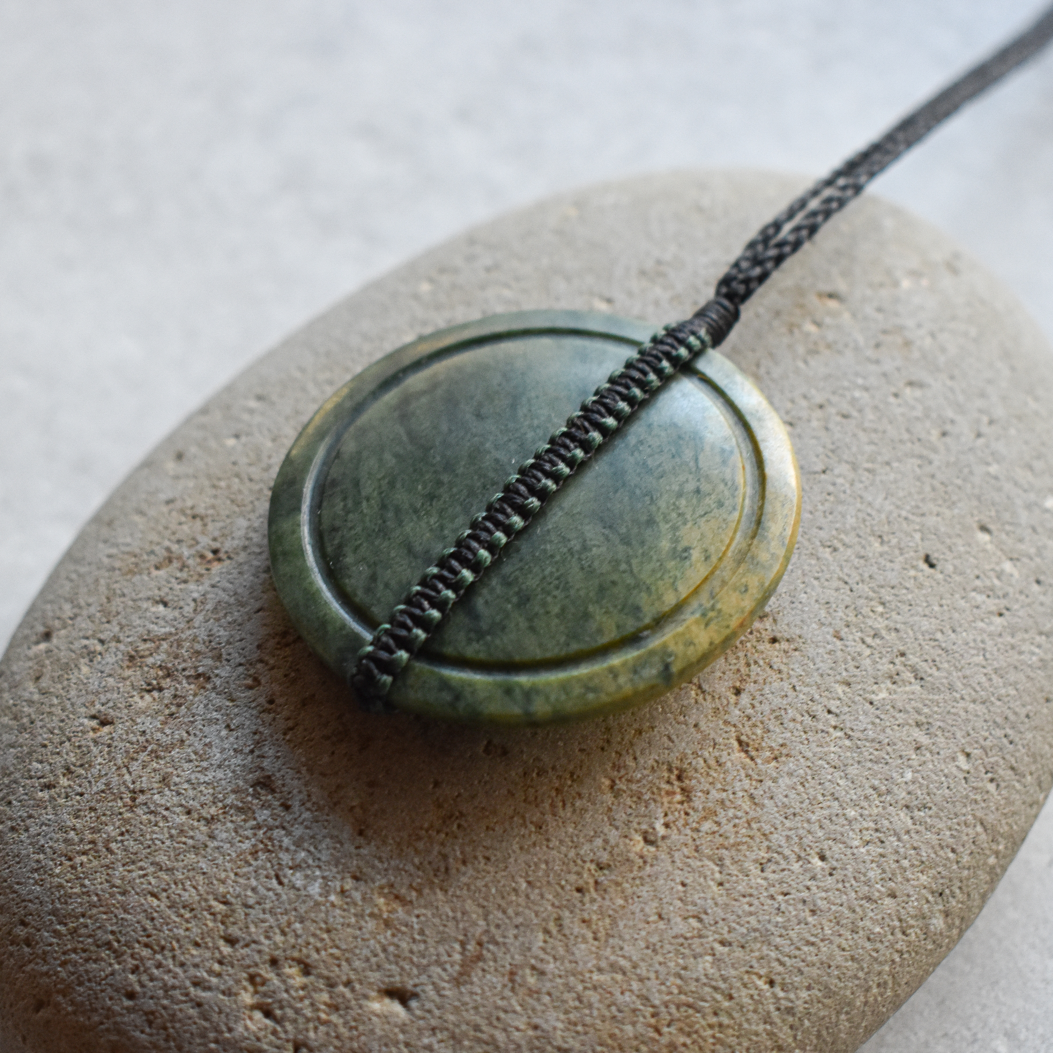 NZ Greenstone/Pounamu Kopae Pendant