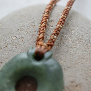 NZ Greenstone/Pounamu Hand Carved Poria Pendant