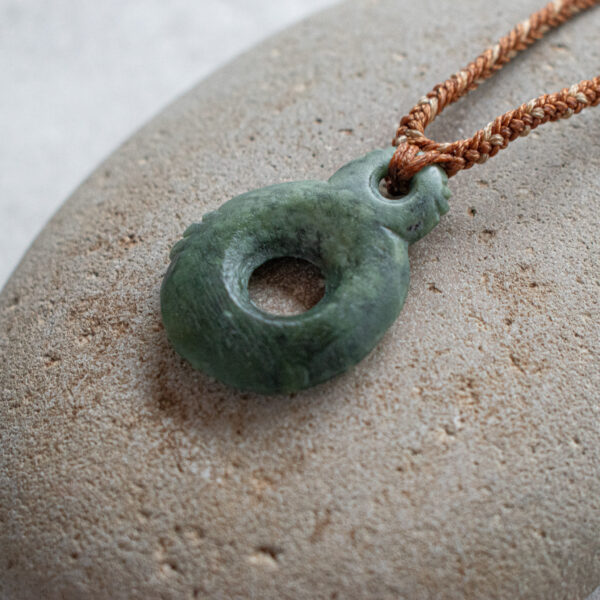 NZ Greenstone/Pounamu Poria Pendant