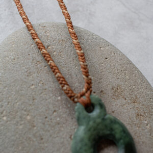NZ Greenstone/Pounamu Poria Pendant