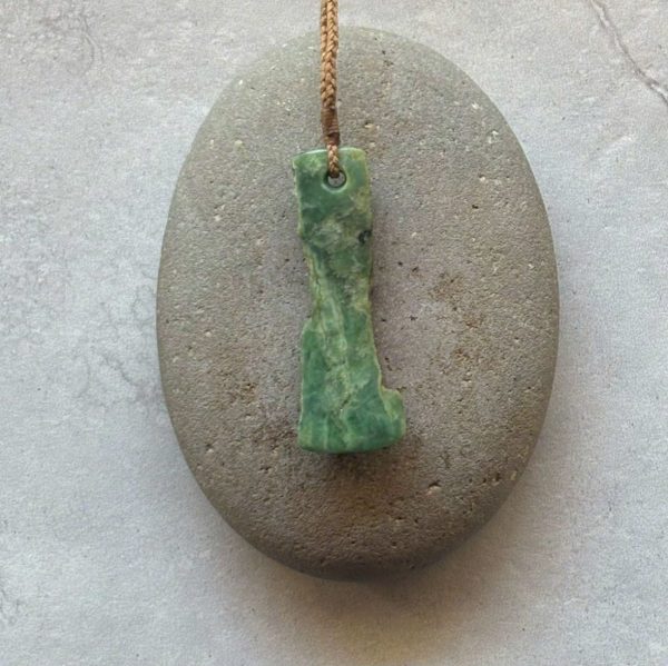 NZ Greenstone Toki or adze pendant