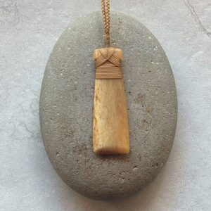 NZ Whalebone Toki Or Adze Pendant